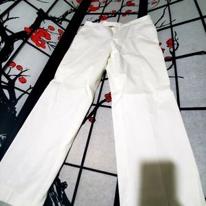 Mens White Ralph Lauren Slacks